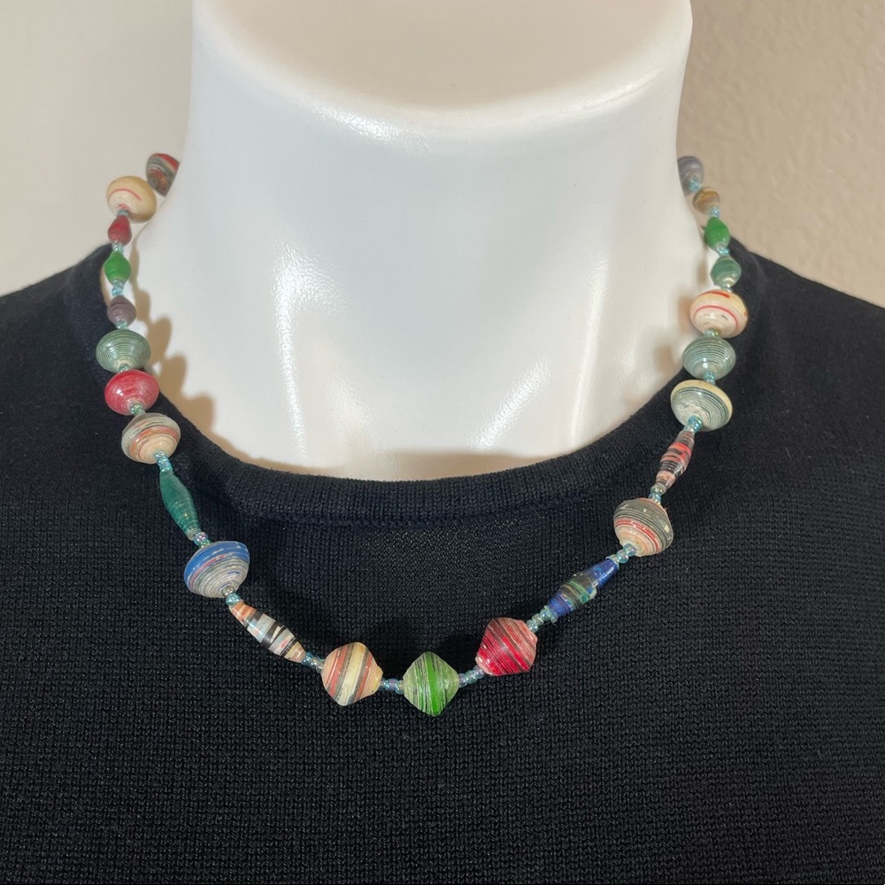 Bead for Life Necklace - Multicolor 18.5”